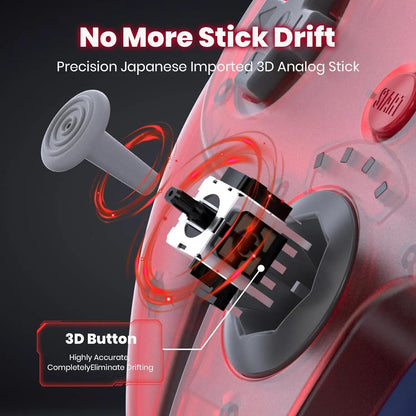 2.4 GHz Wireless Controller - (Rechargeable) (Plug and Play)