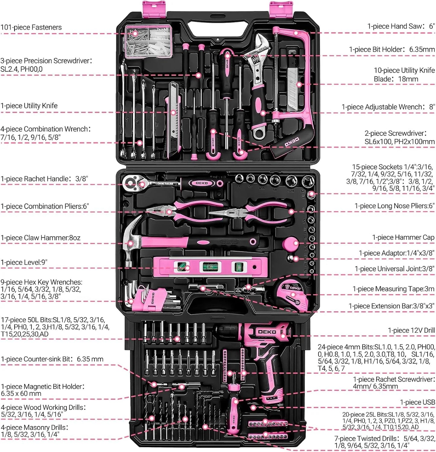 Cordless Drill Tool Sets