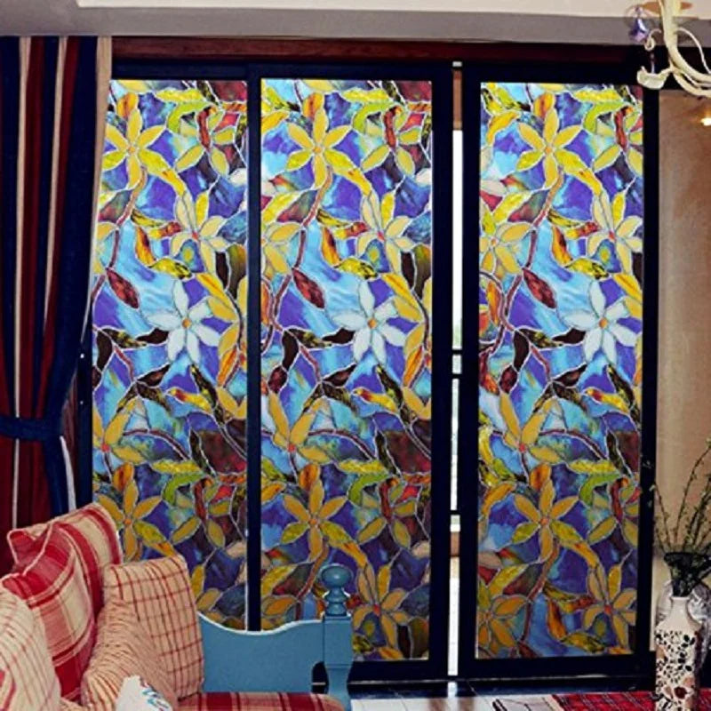 Flower Pattern Window Film