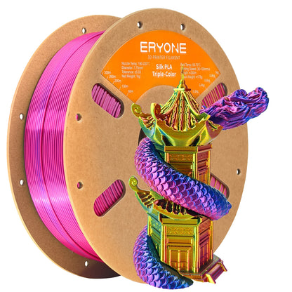 Triple Color Silk PLA Premium Filament 3D Print color filament