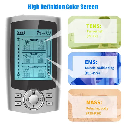 Tens Unit Muscle Stimulator Electric Acupuncture Body Massage