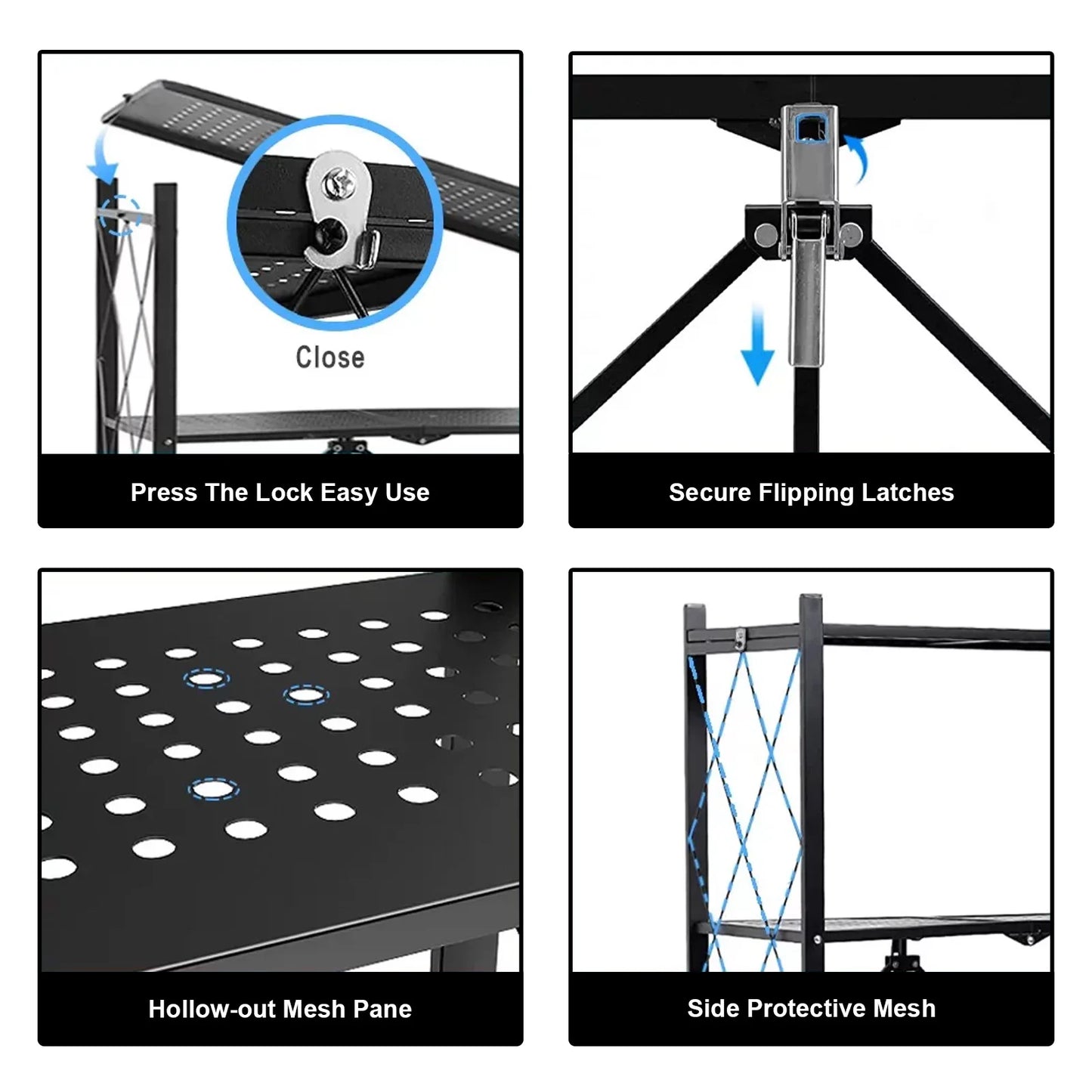 5-Tier Storage Shelving Unit with Wheels