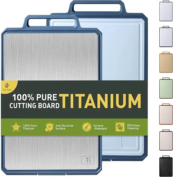 Titanium Cutting Boards for Kitchen Non Toxic