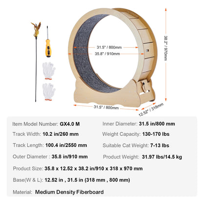 Large Cat Treadmill Wheel
