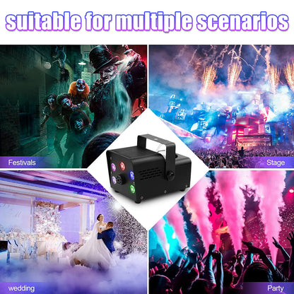 500W Fog Machine, Wireless with Remote Control
