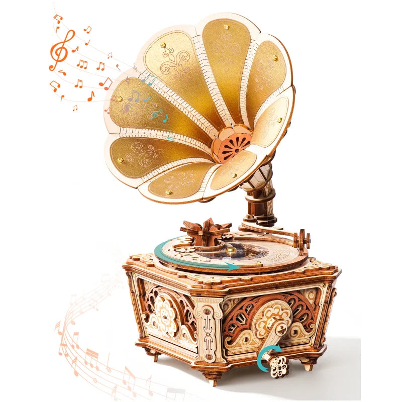 Gramophone 3D Wooden Puzzle