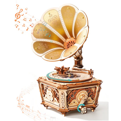 Gramophone 3D Wooden Puzzle