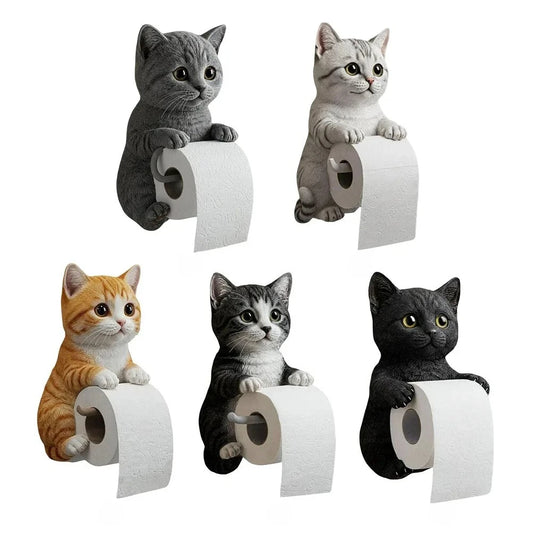 Cat Toilet Paper Holder