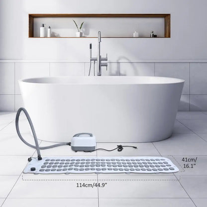 Bubble Bath Mat With Adjustable Bubble Settings