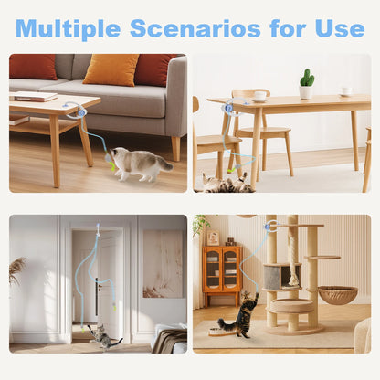 Interactive Cat Toy USB Rechargeable Self Play