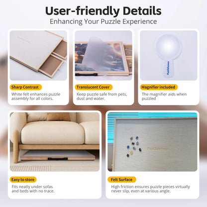 1500 Pieces Rotating & Tilting 2-in-1 Puzzle Board