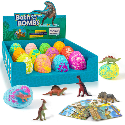 12 Pack Dinosaur Bath Bombs