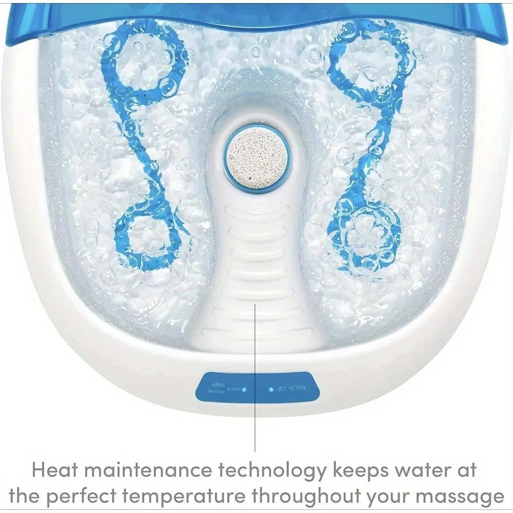 Pedicure Heated Foot Spa Bubble Massager
