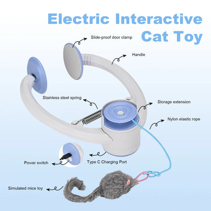 Interactive Cat Toy USB Rechargeable Self Play