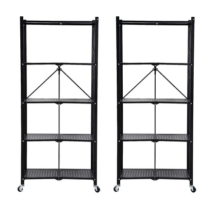 5-Tier Storage Shelving Unit with Wheels
