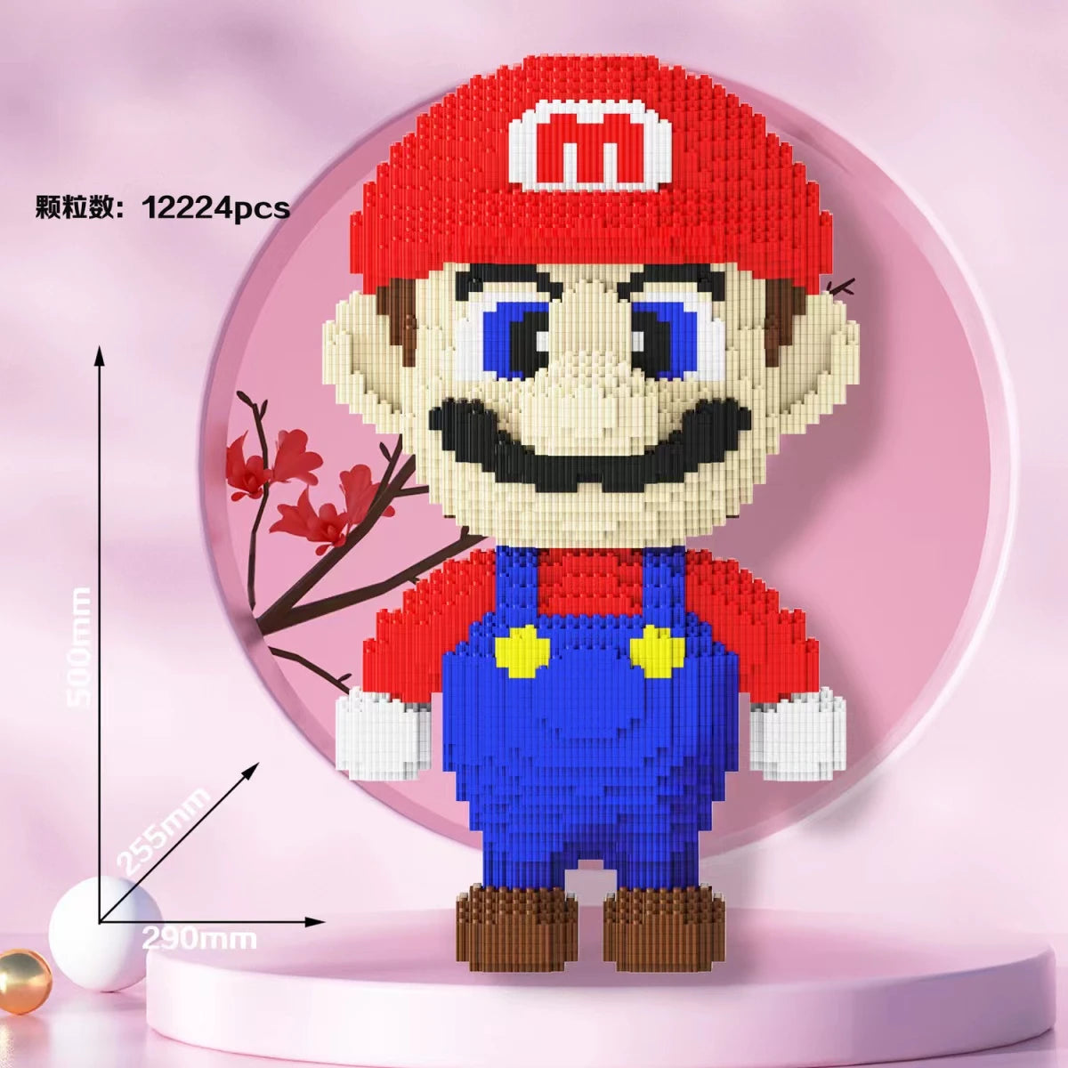 Super Mario Large Block 3D Puzzle
