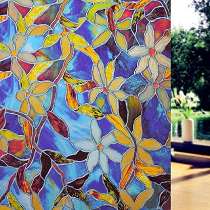 Flower Pattern Window Film