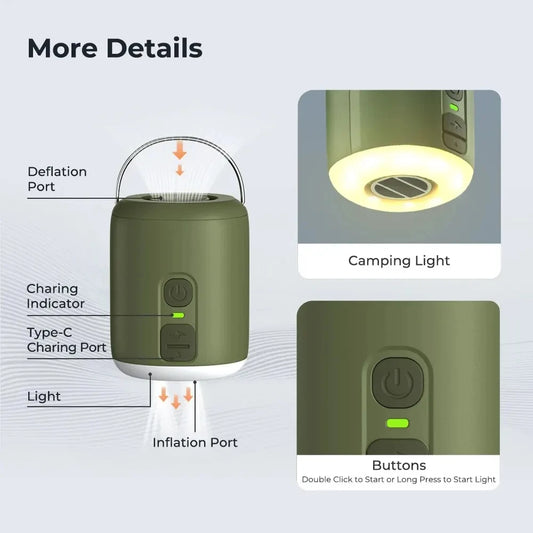 Air Pump with Lantern