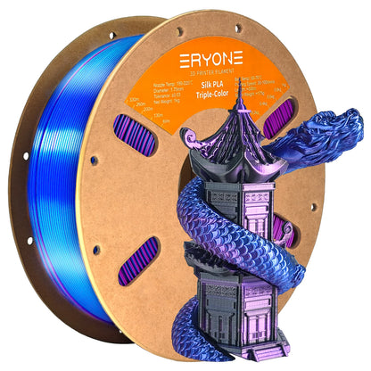 Triple Color Silk PLA Premium Filament 3D Print color filament