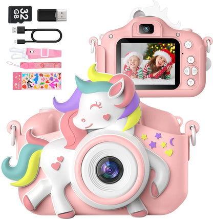2.0" Kid's Camera 20MP 1080P HD Digital With 32GB Card