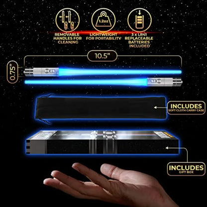 Interactive Lightsaber Chopsticks with 9 Color LED