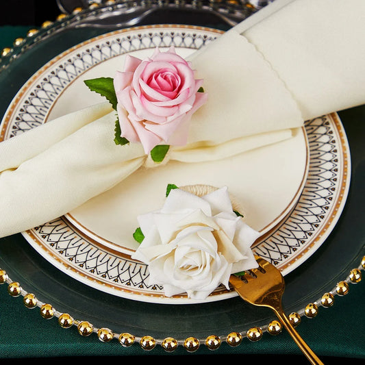 Handmade Rose Napkin Ring
