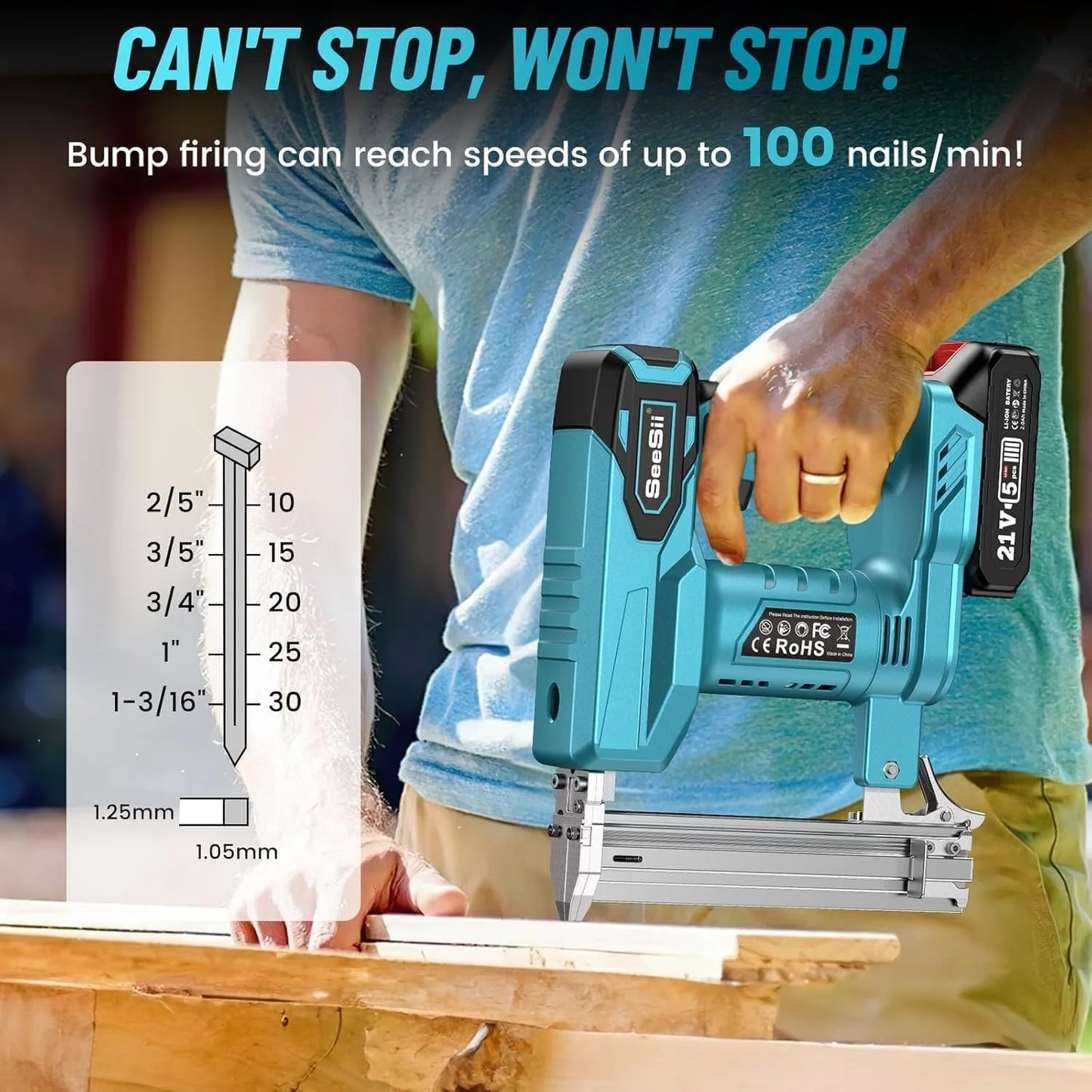 Cordless Brad Nail Gun