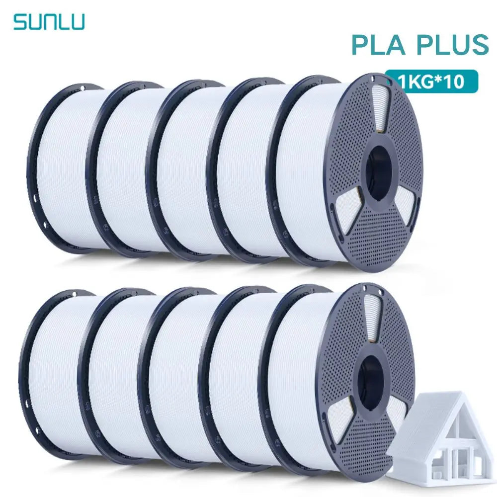 10 Rolls 3D Filament 1KG/roll 1.75mm For 3D Printing