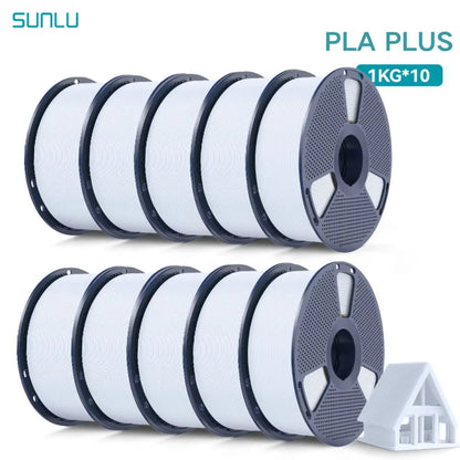 10 Rolls 3D Filament 1KG/roll 1.75mm For 3D Printing