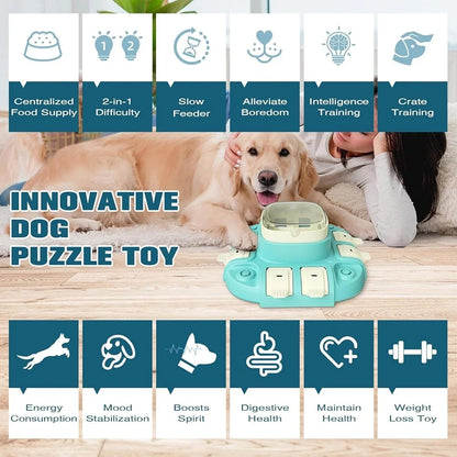Dog Puzzle Interactive Slow Feeder