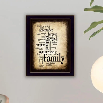 Family! wall art poster