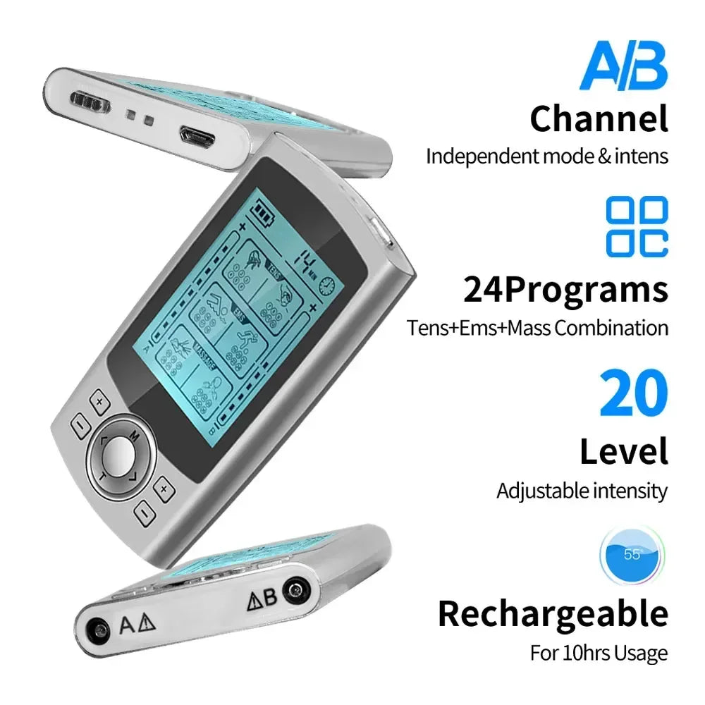 Tens Unit Muscle Stimulator Electric Acupuncture Body Massage