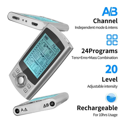 Tens Unit Muscle Stimulator Electric Acupuncture Body Massage