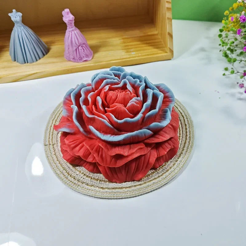 Peony Silicone Molds 3D Rose Flower