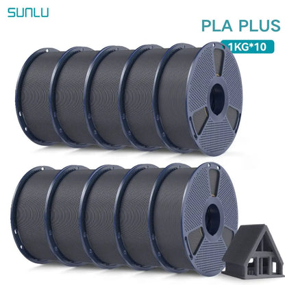 10 Rolls 3D Filament 1KG/roll 1.75mm For 3D Printing