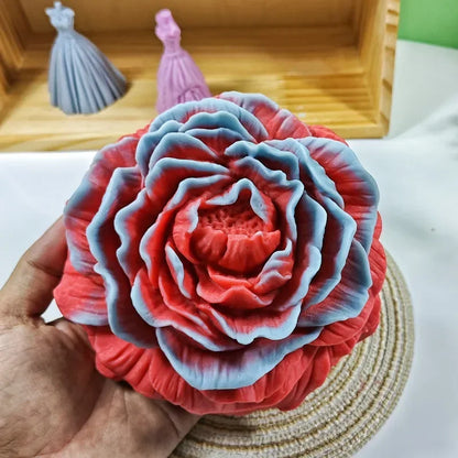 Peony Silicone Molds 3D Rose Flower
