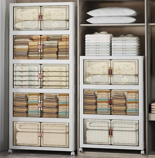 Stackable Storage Bins with Lids