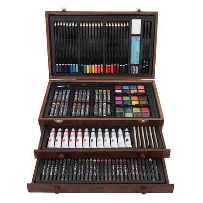 142PCS Set Wooden Art Set