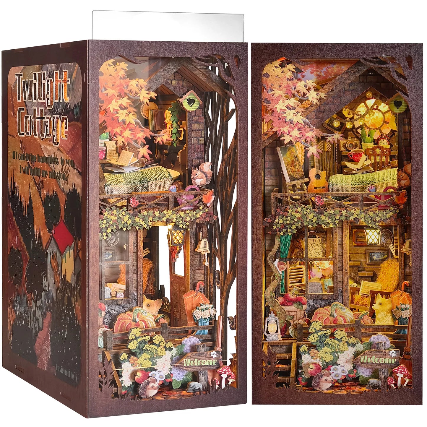 Book Nook Kit Magic House Wooden Puzzle