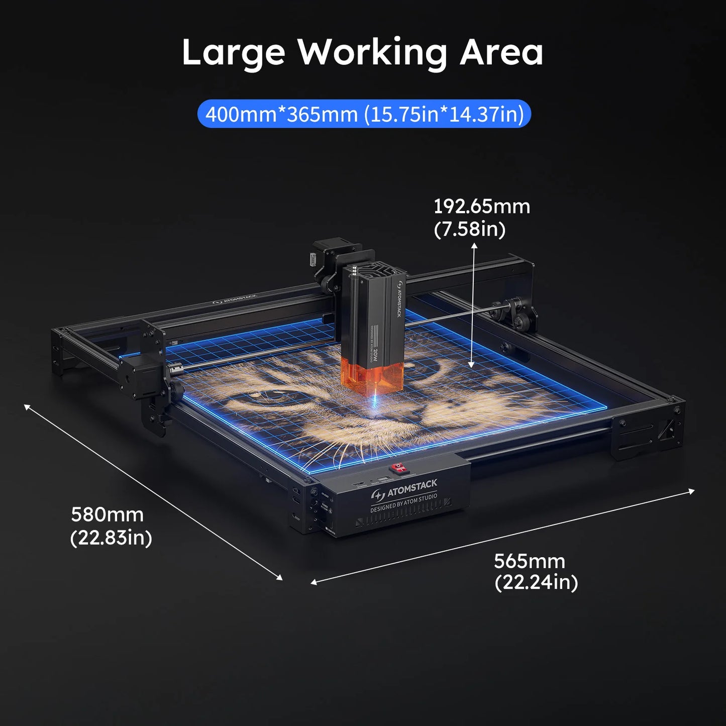 Atomstack A20 Pro V2 Laser Engraver Quad-Laser