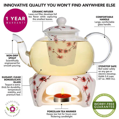 Cherry Blossom Teapot