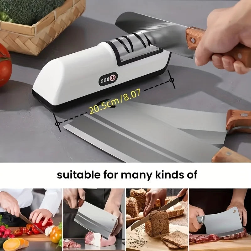 Kitchen Electric Multifunctional Knife Sharpener