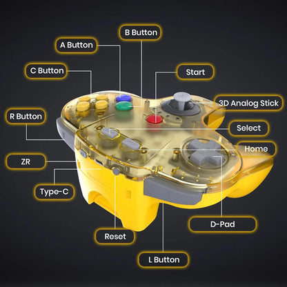 2.4 GHz Wireless Controller - (Rechargeable) (Plug and Play)