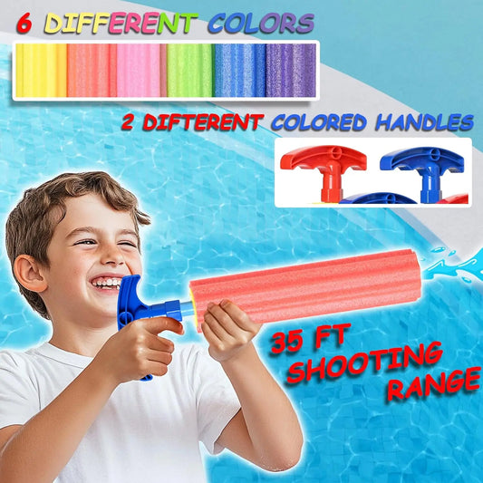 6-Pack Foam Squirt Guns