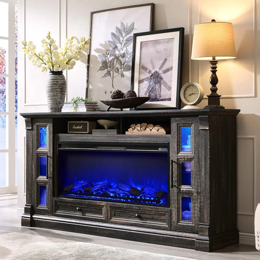 TV Stand with Fireplace