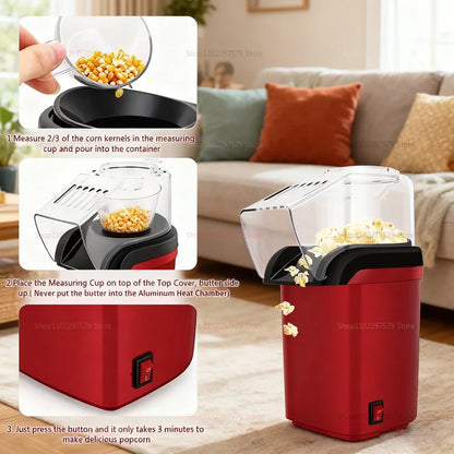 Premium Electric Hot Air Popcorn Maker