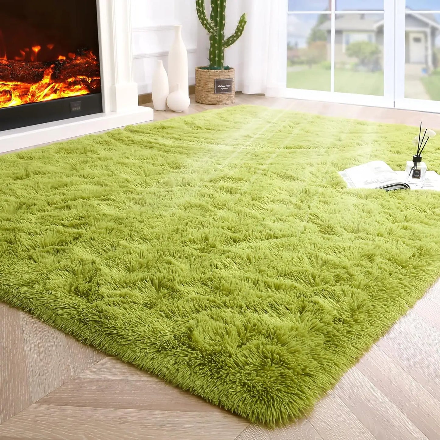 Fuzzy Area Non Slip Rugs