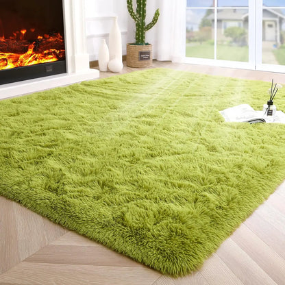 Fuzzy Area Non Slip Rugs