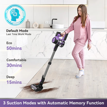 6-in-1 Stick Vacuum with Rechargeable Battery