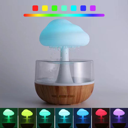 300ML Aromatherapy Diffuser with 7 Changing Colors Rain Sounds for Sleeping